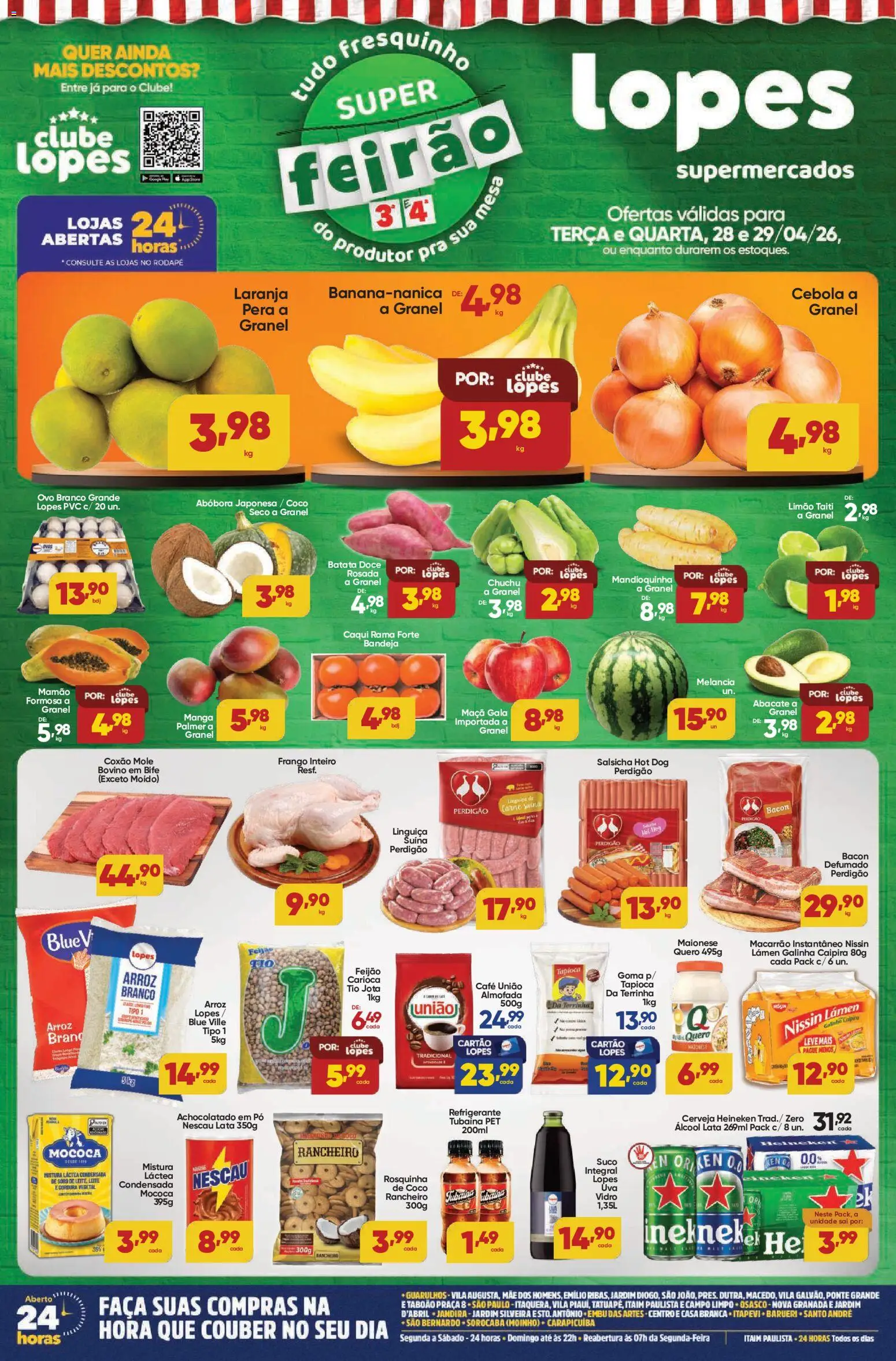 Lopes Supermercados - Ofertas da semana - página 1- válido a partir de 28/04/2026

