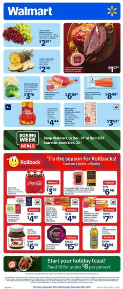 Preview Walmart weekly flyer valid from Dec 18, 2025