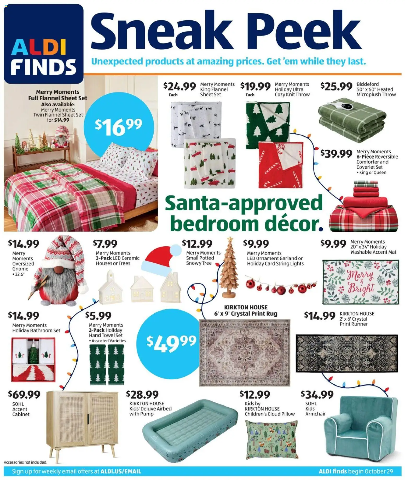 Aldi In Store Ad - page 1- valid from 10/29/2025