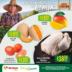 Soriana - Martes y Miércoles del Campo Súper: Chih, Delicias, Dur y Coah (excepto Saltillo) válido desde 22/07/2025