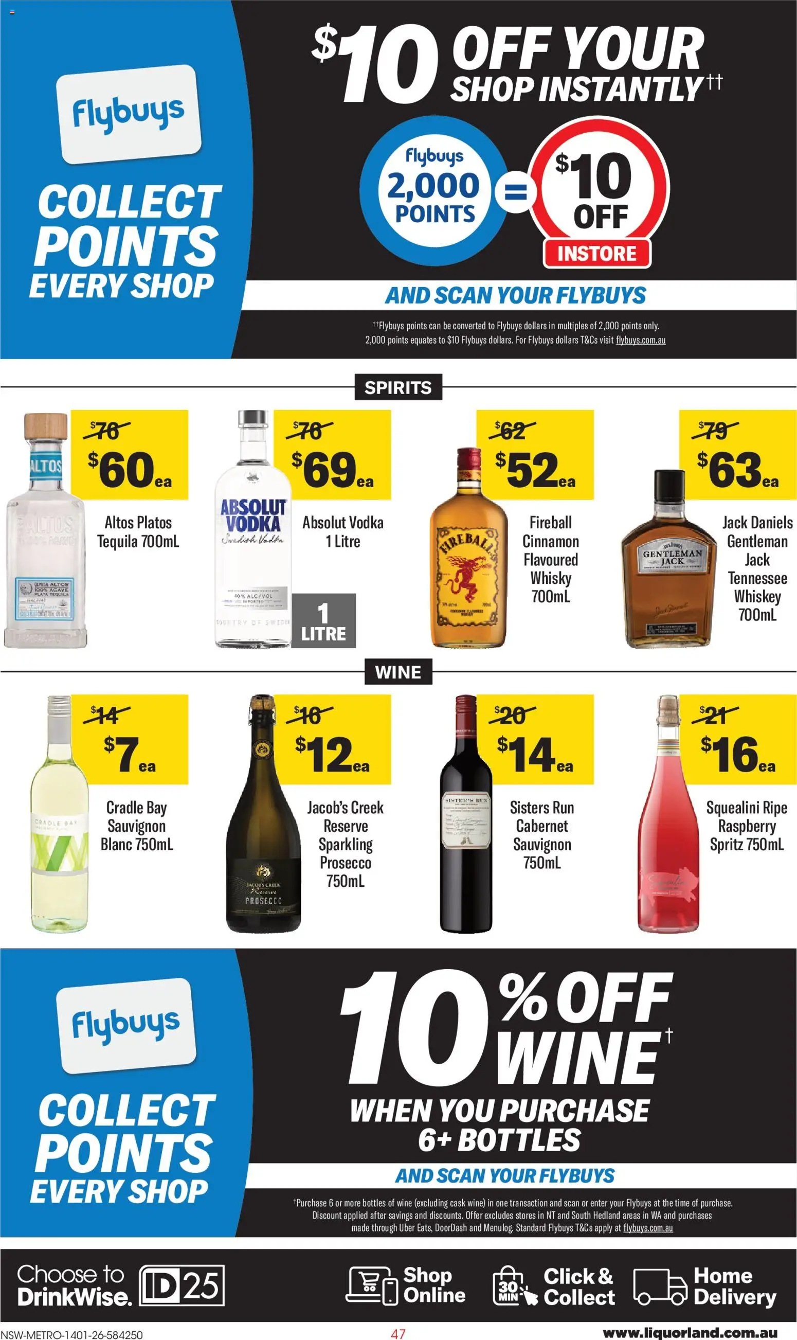 Liquorland  Catalogue  - page 2- valid from 14/01/2026