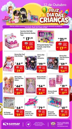 Pré-visualização Semar Supermercado - Ofertas Especial Dia das Crianças válida a partir de 02/10/2025