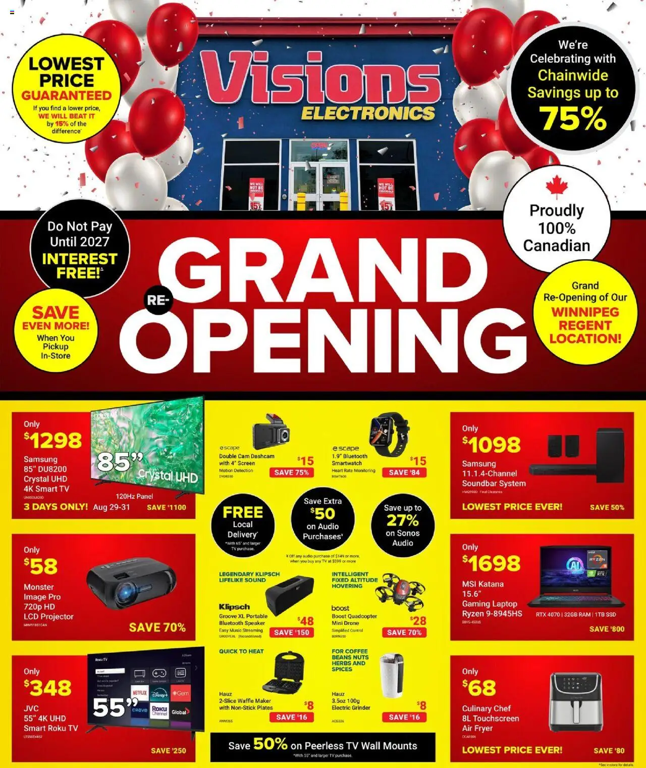Visions - Flyer - page 1- valid from Aug 29, 2025