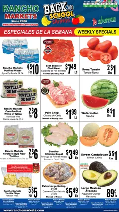 Preview Rancho Markets Weekly Ad valid from 08/26/2025