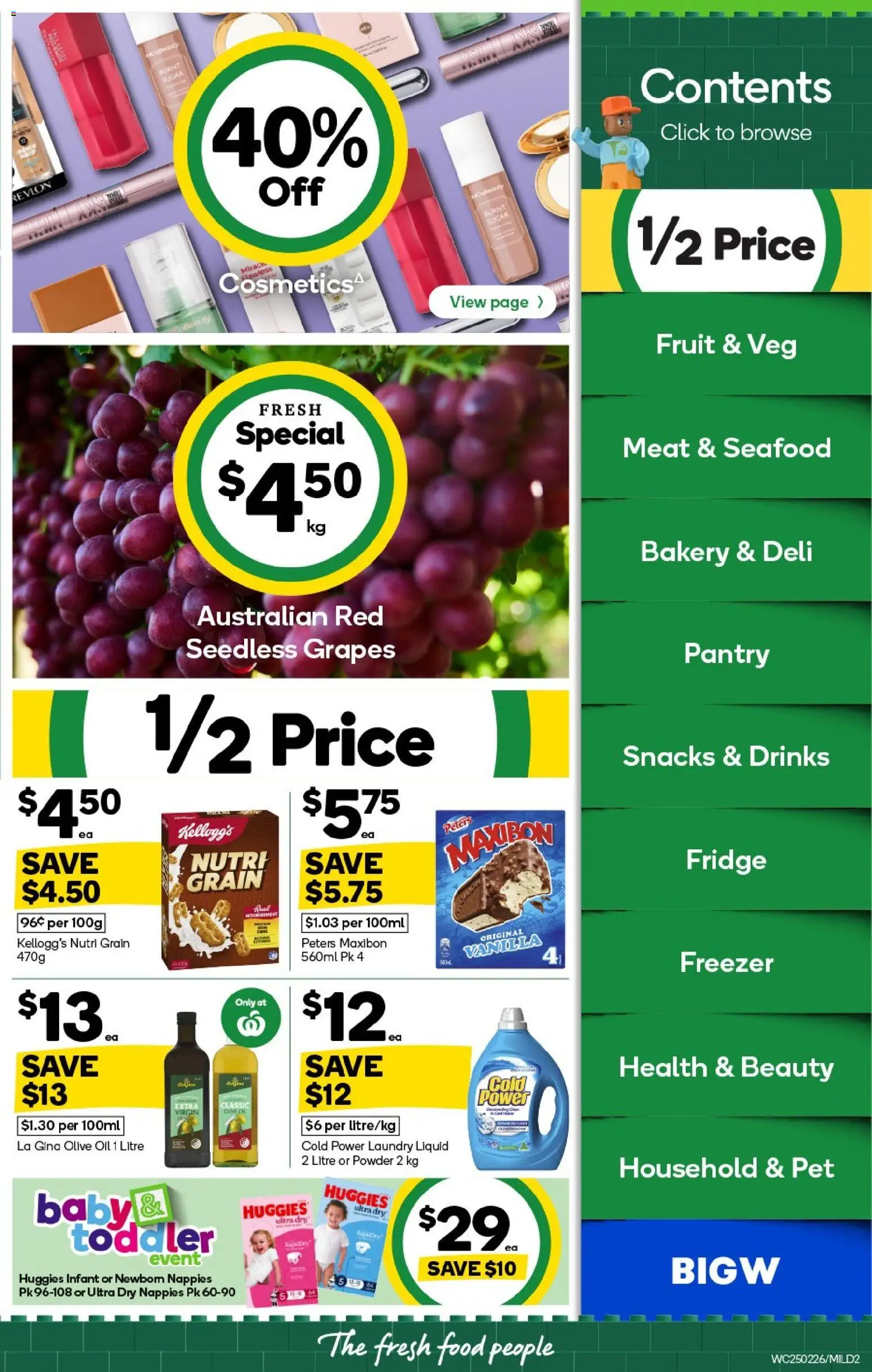 Weekly catalogue Woolworths MIL 25/02 - page 2- valid from 25/02/2026