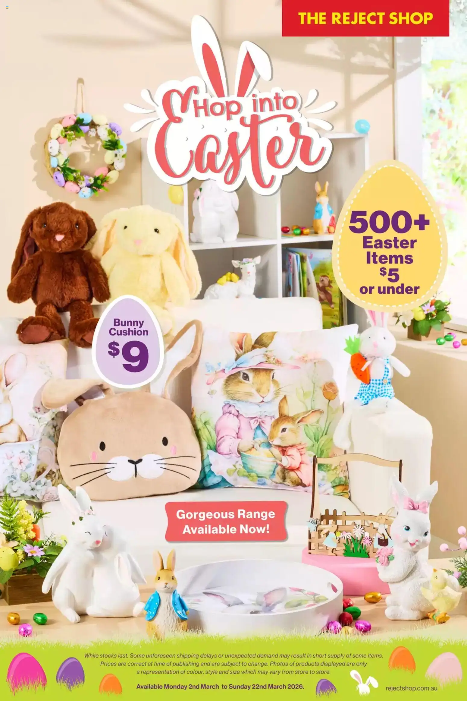 The Reject Shop catalogue  - page 1- valid from 02/03/2026
