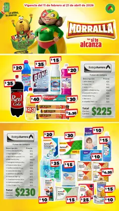 Bodega Aurrerá folleto válido desde 11/02/2026