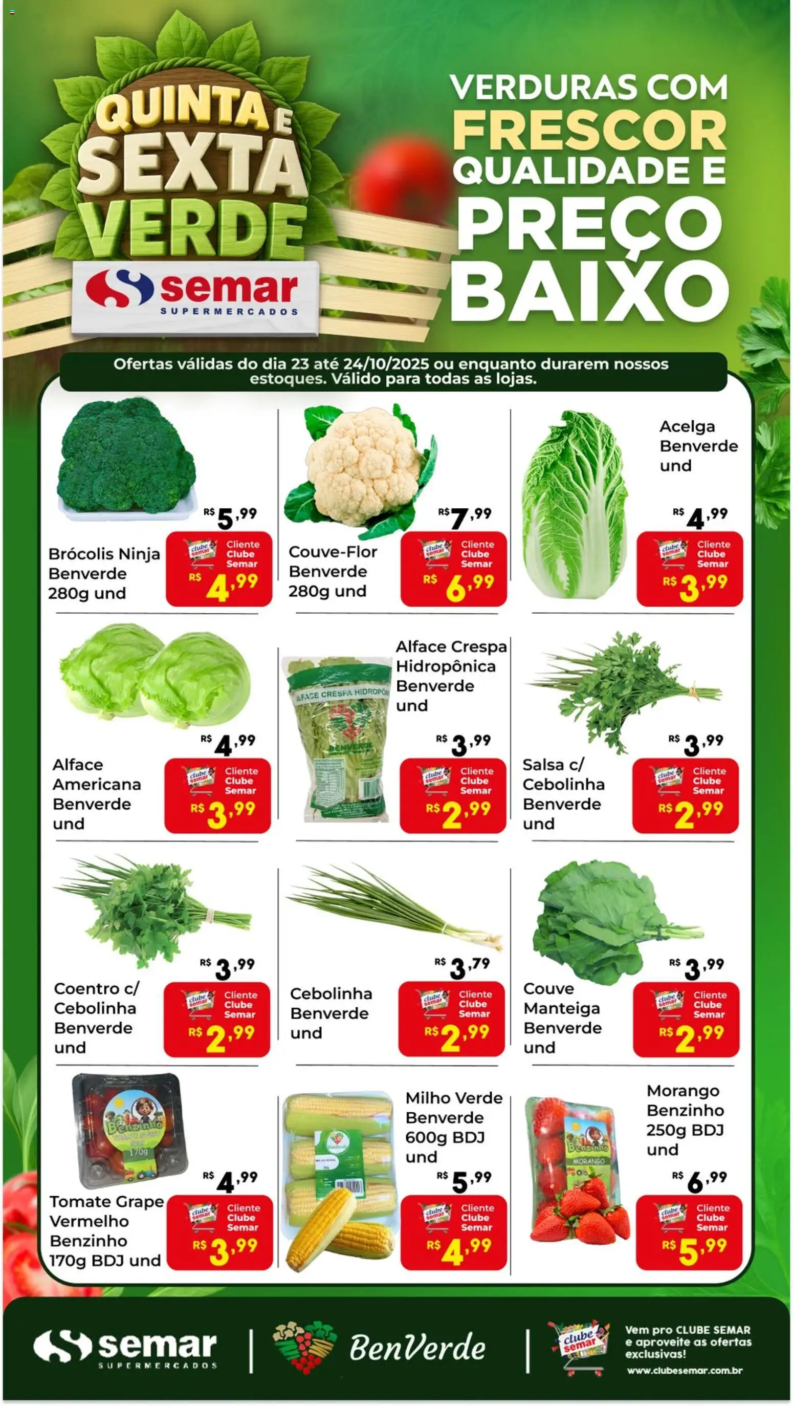 Semar Supermercado - Ofertas BenVerde - página 1- válido a partir de 23/10/2025
