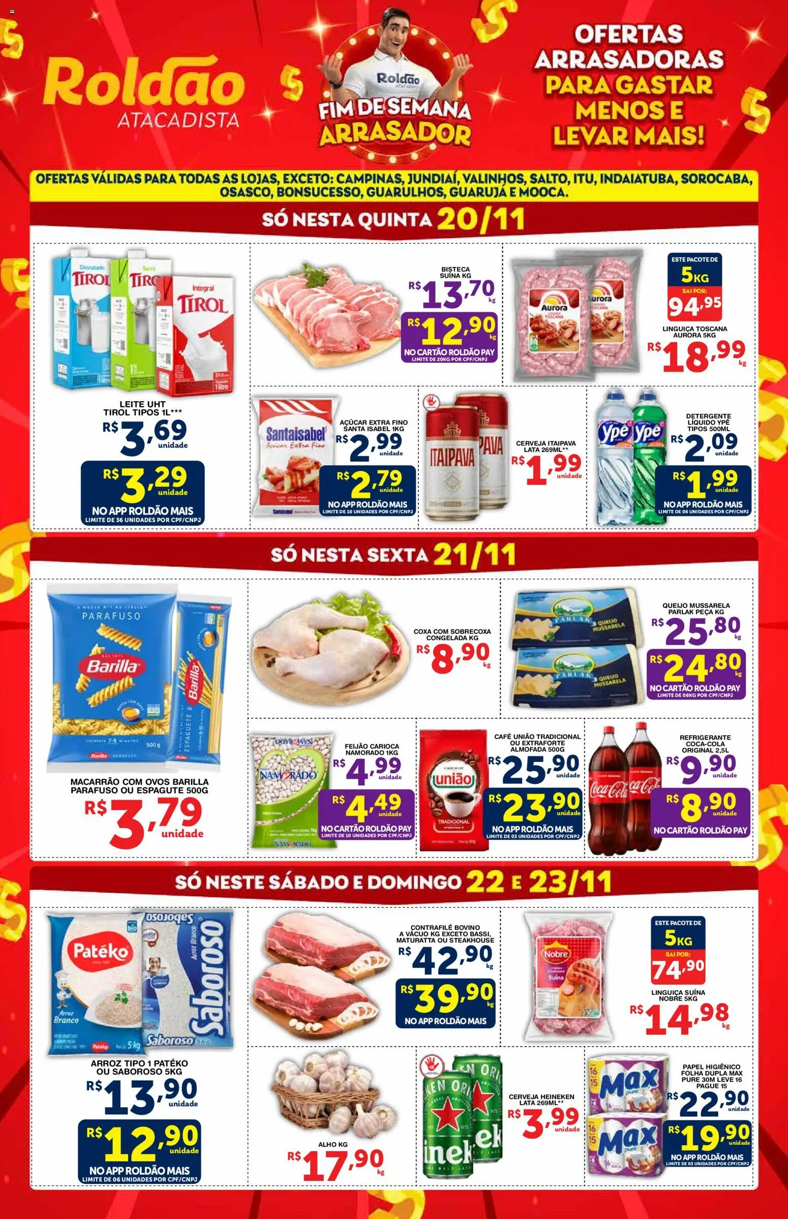 Roldão - Ofertas Fim de Semana Arrasador - página 1- válido a partir de 20/11/2025
