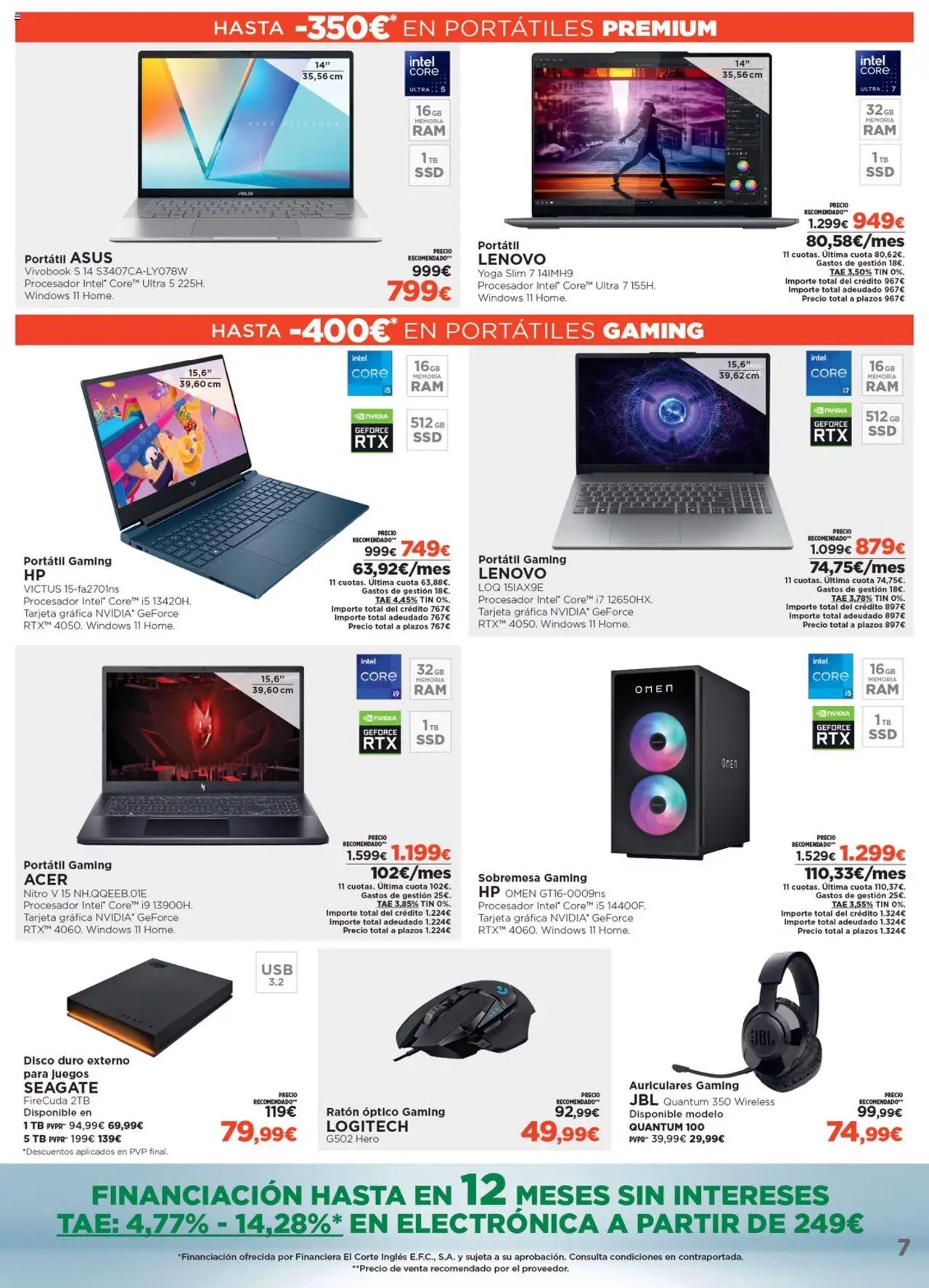 El Corte Inglés - Catálogo Los Tecnoprecios - página 7- válido desde 14/07/2025