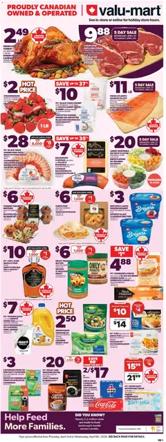 Preview Valu Mart weekly flyer valid from Apr 2, 2026