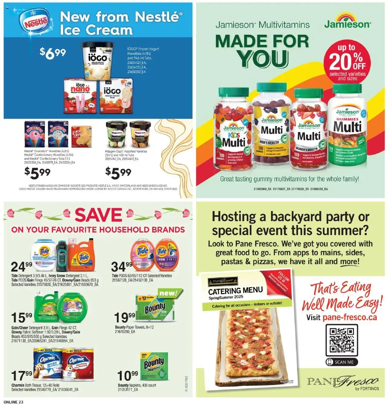 Fortinos weekly flyer / circulaire - page 22- valid from Jul 17, 2025