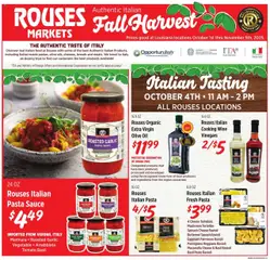 Preview Rouses Italian Ad valid from 10/01/2025