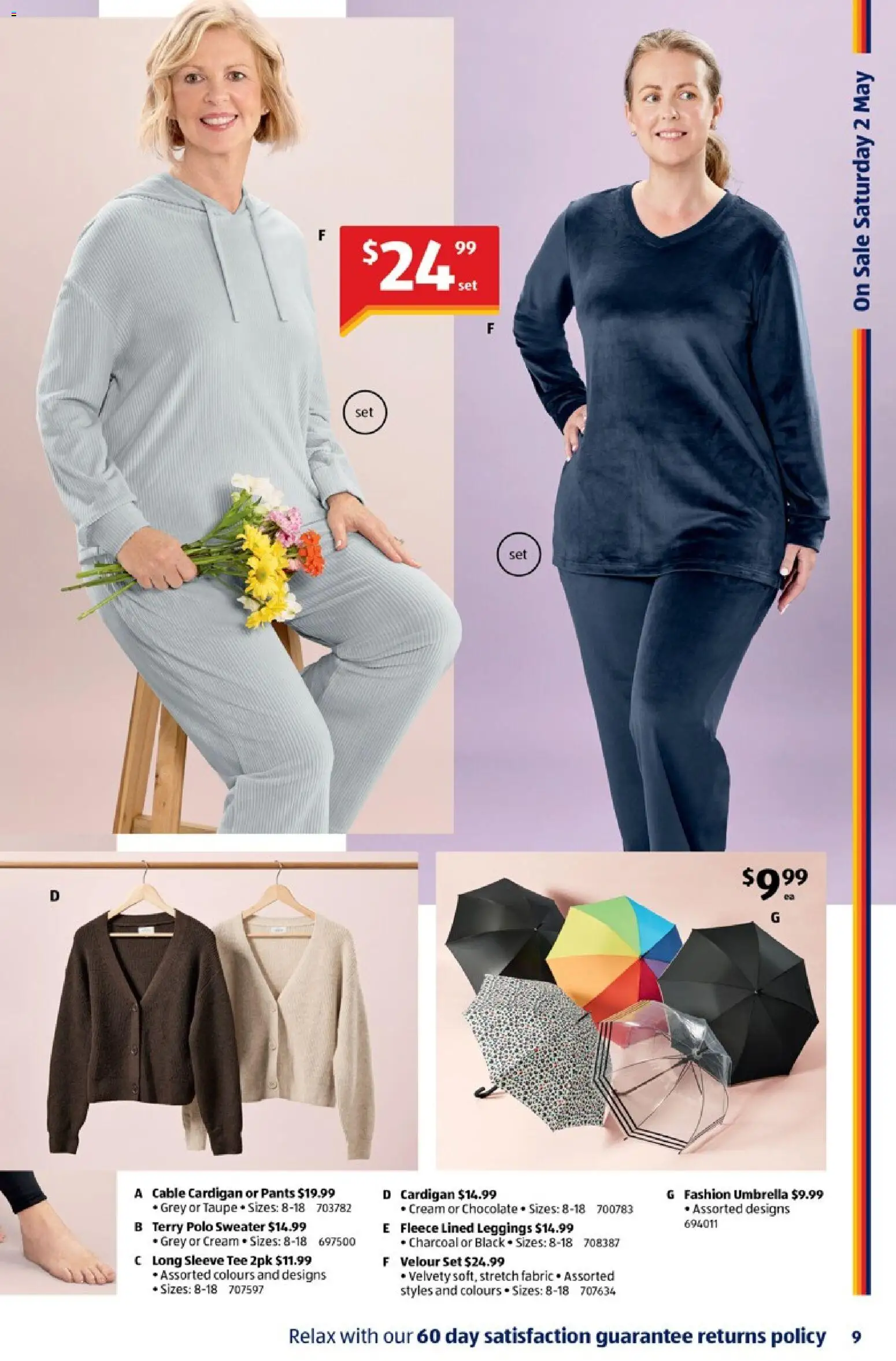Aldi catalogue  - page 9- valid from 29/04/2026