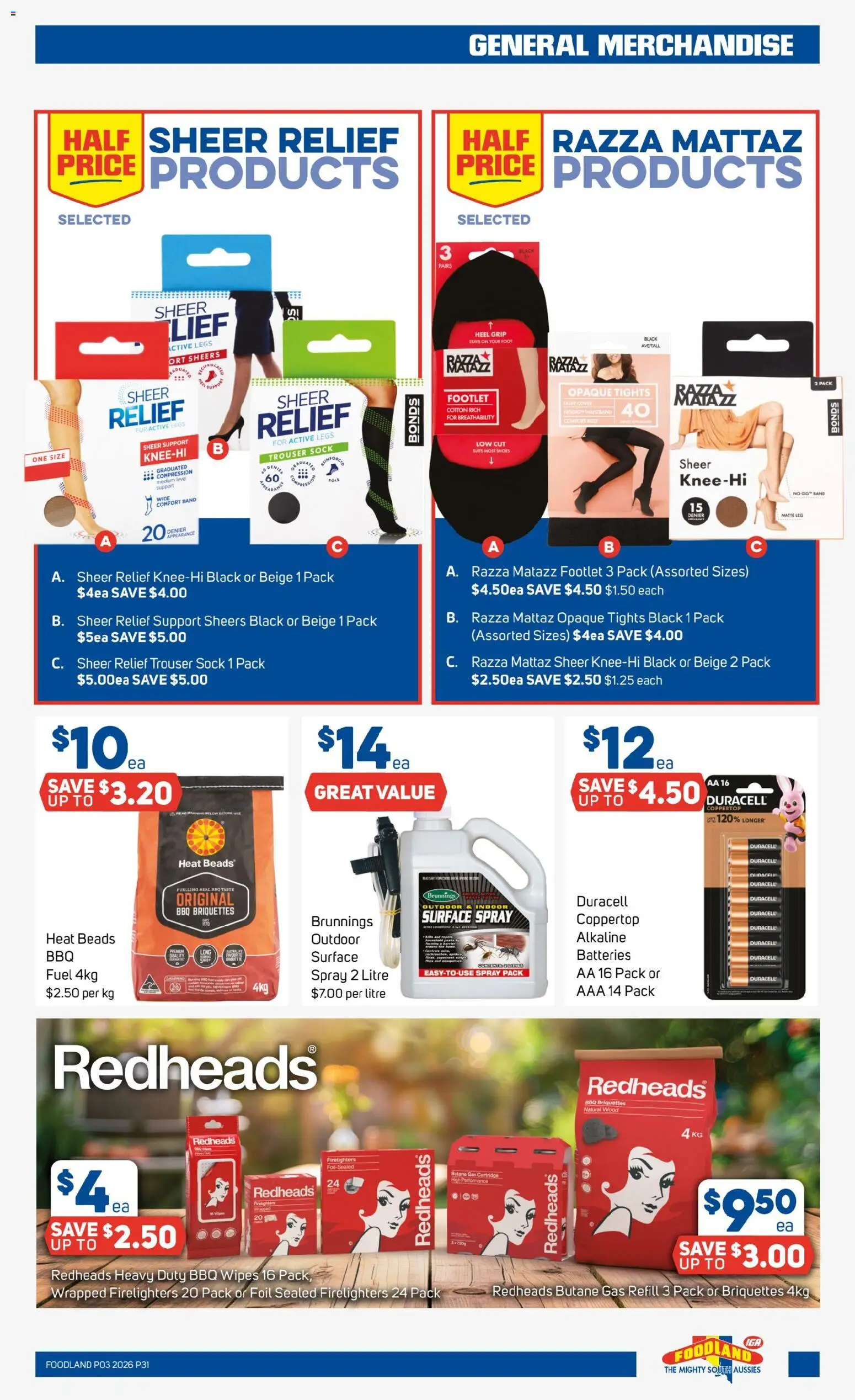 Foodland  Catalogue  - page 31- valid from 14/01/2026