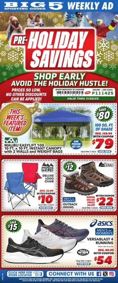 Preview Big 5 Sporting Goods Weekly Ad valid from 11/14/2025