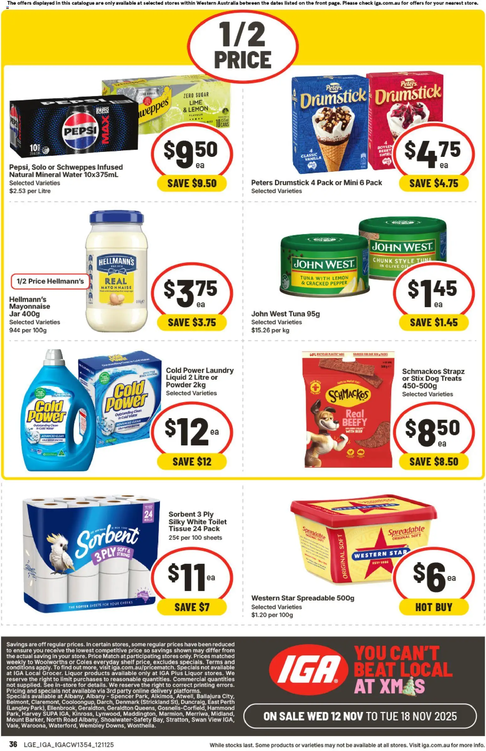 IGA Catalogue WA - page 36- valid from 12/11/2025