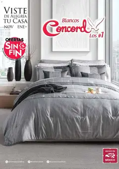 Colchas Concord Buen Fin válido desde 01/11/2025