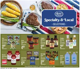 Preview Jewel Osco Specialty & Local valid from 08/27/2025