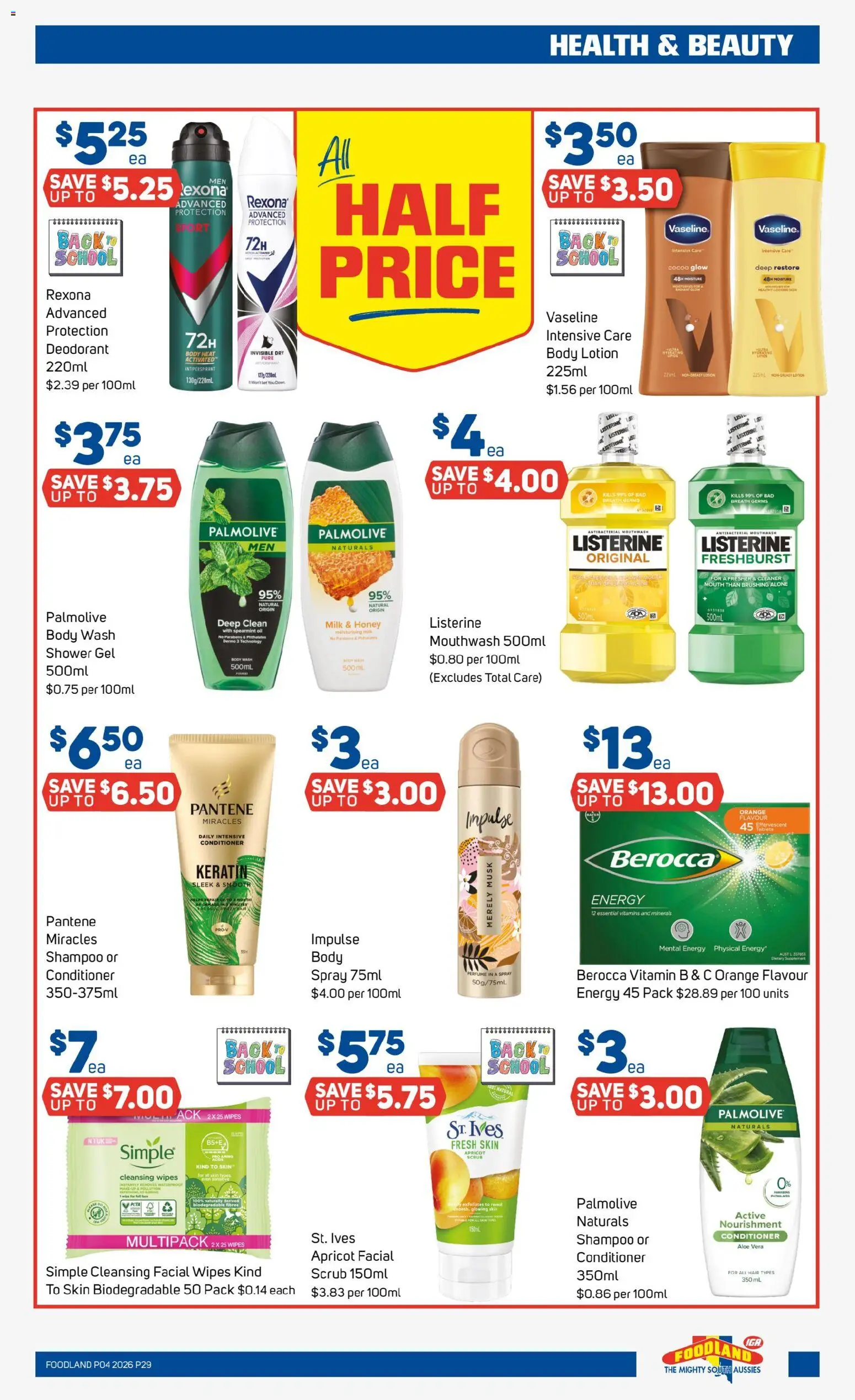 Foodland  Catalogue  - page 29- valid from 21/01/2026