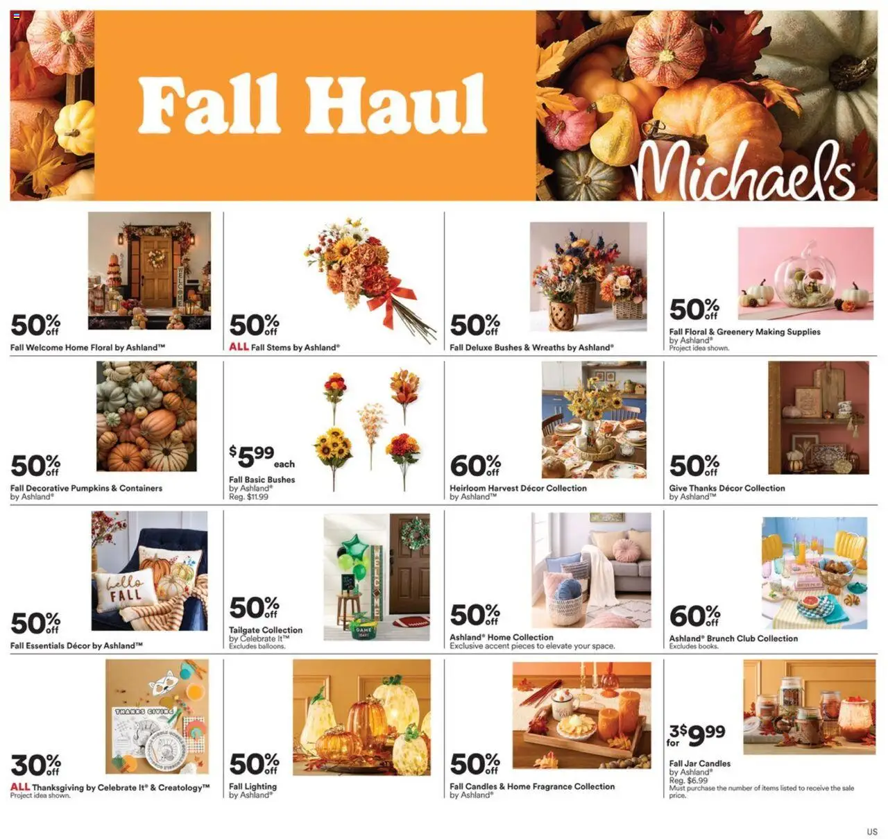 Michaels Weekly Ad - page 1- valid from 09/28/2025