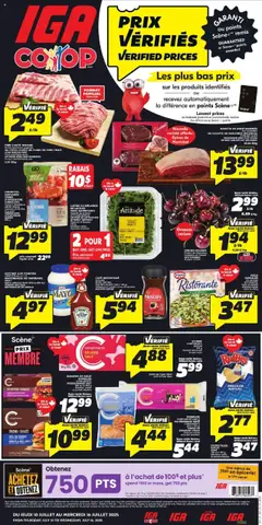 Preview IGA weekly flyer / circulaire valid from Jul 10, 2025
