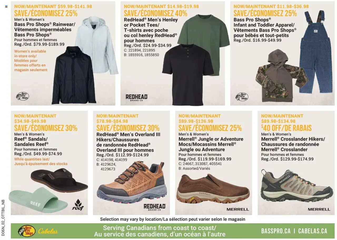 Cabelas weekly flyer / circulaire - page 2- valid from Jul 17, 2025