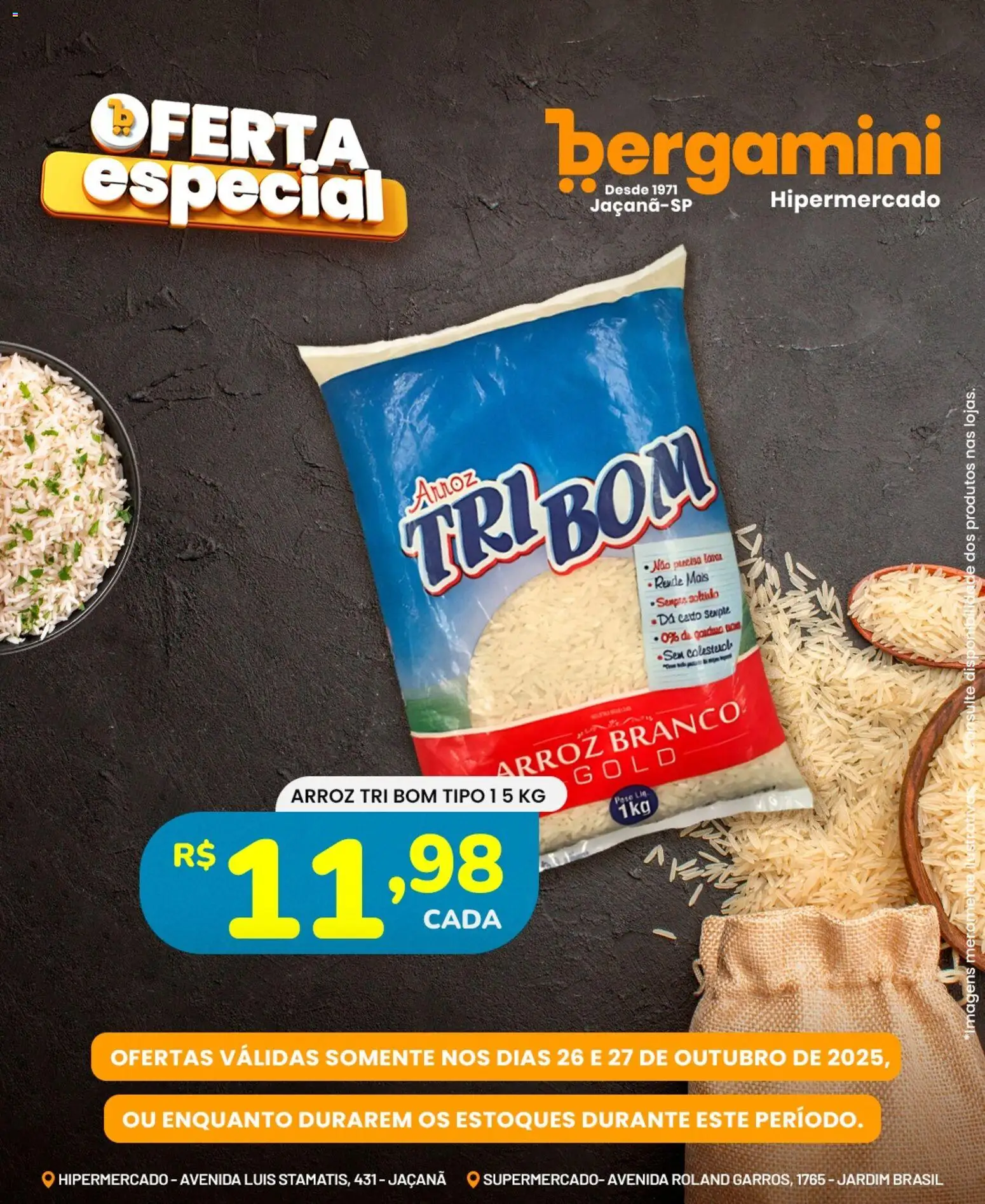 Supermercado Bergamini - Ofertas Especiais  - página 1- válido a partir de 26/10/2025
