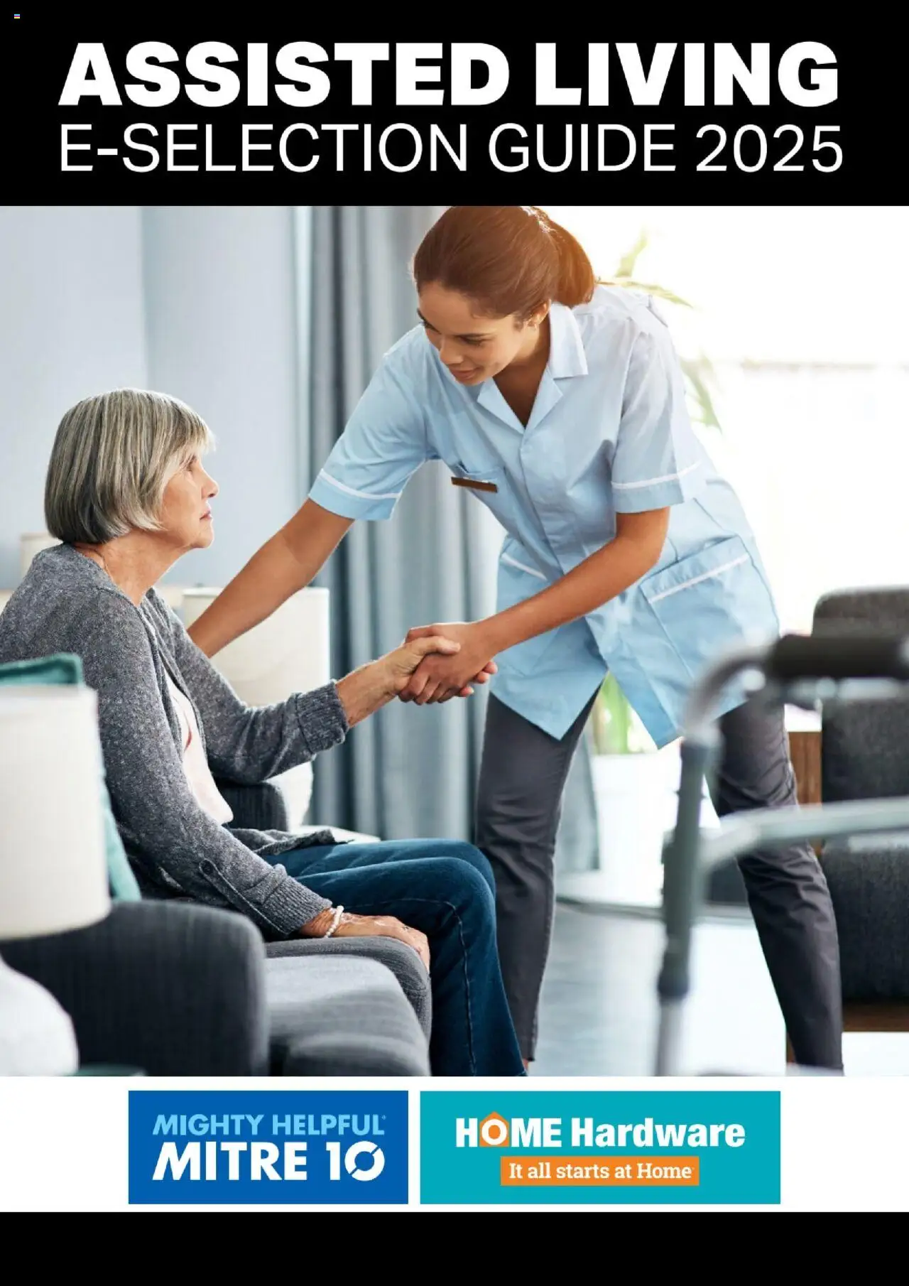 Mitre 10 - Assisted Living E-selection Guide 2025 - page 1- valid from 08/10/2025