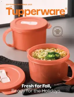 Preview Tupperware - Fall 2025 Catalog valid from Sep 1, 2025
