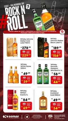 Pré-visualização Semar Supermercado - Ofertas Dia Mundial do Rock válida a partir de 02/07/2025