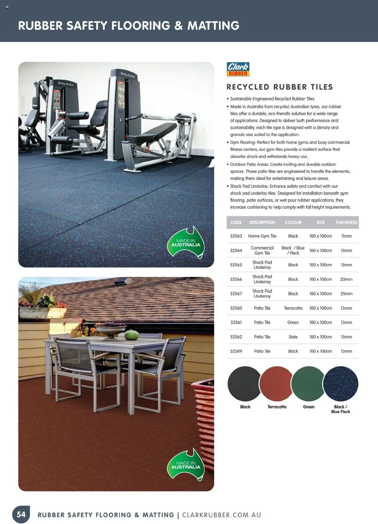 Clark Rubber Catalogue  - page 54- valid from 05/05/2025