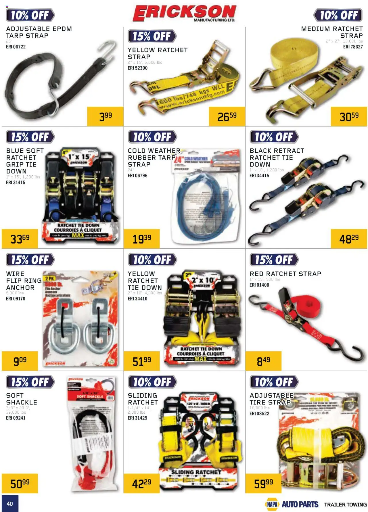 NAPA Auto Parts - Real Deals - page 40- valid from Oct 1, 2025