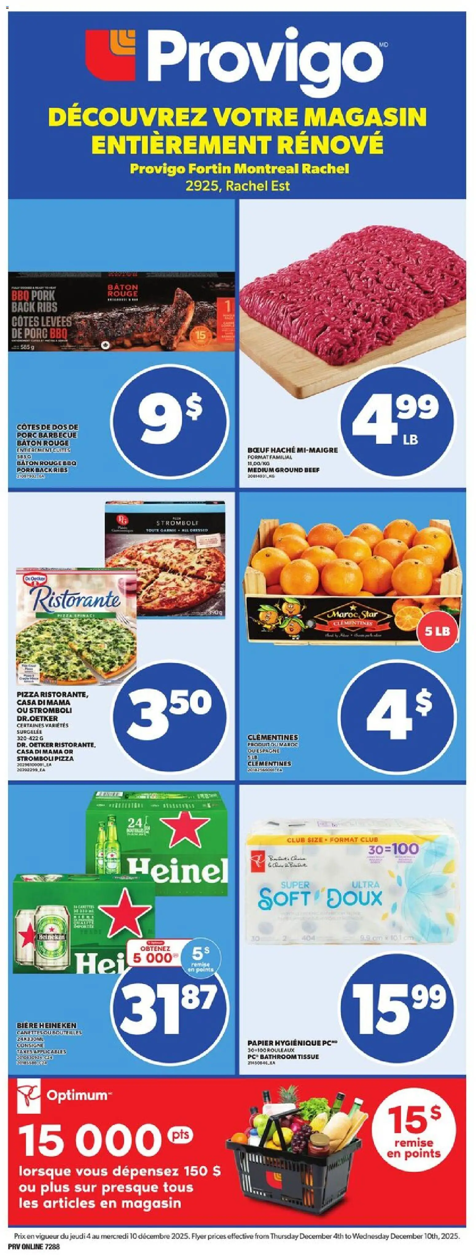 Provigo weekly flyer / circulaire - page 1- valid from Dec 4, 2025