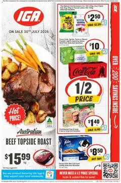 IGA catalogue preview - valid from 30/07/2025