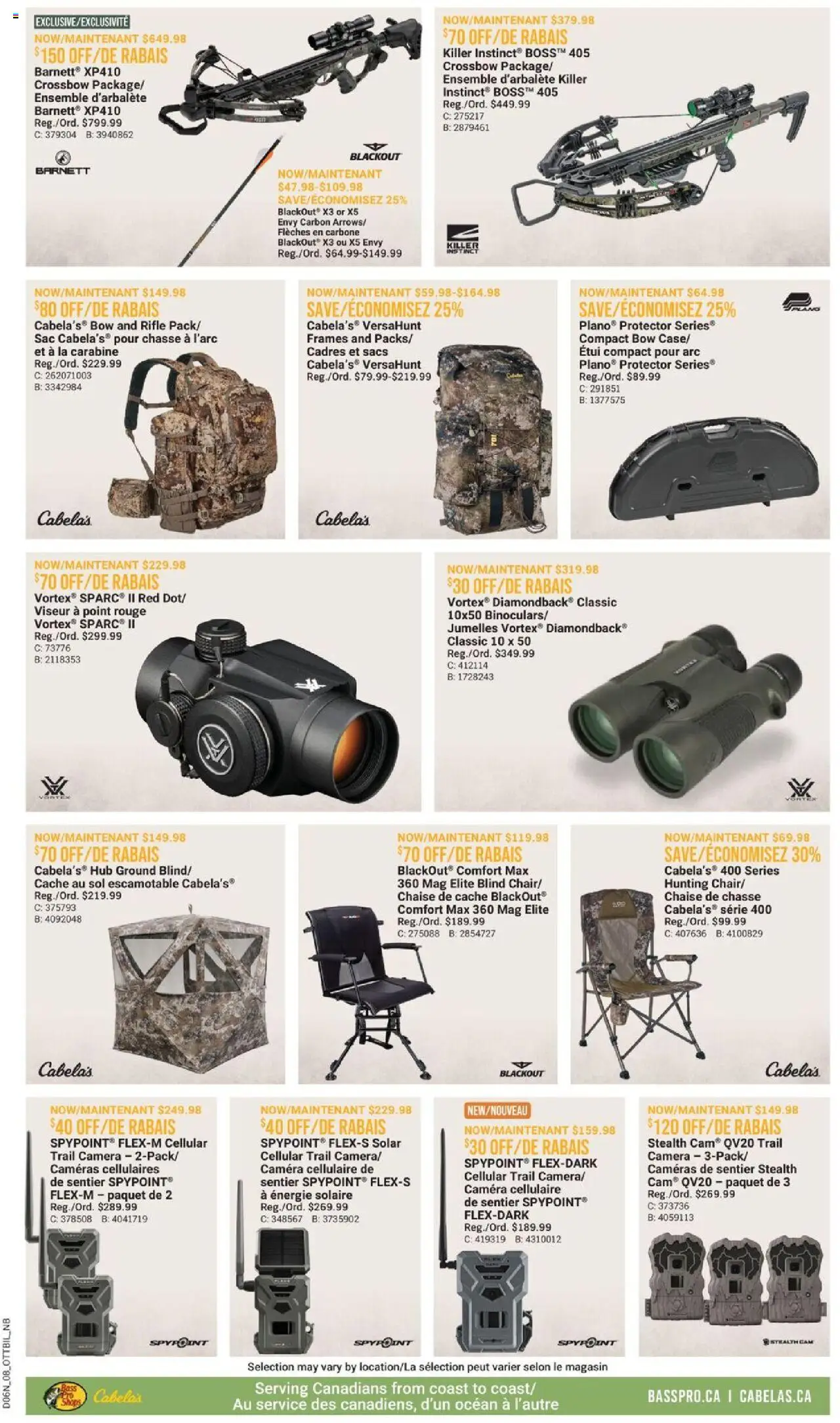 Cabelas weekly flyer / circulaire - page 10- valid from Jul 17, 2025