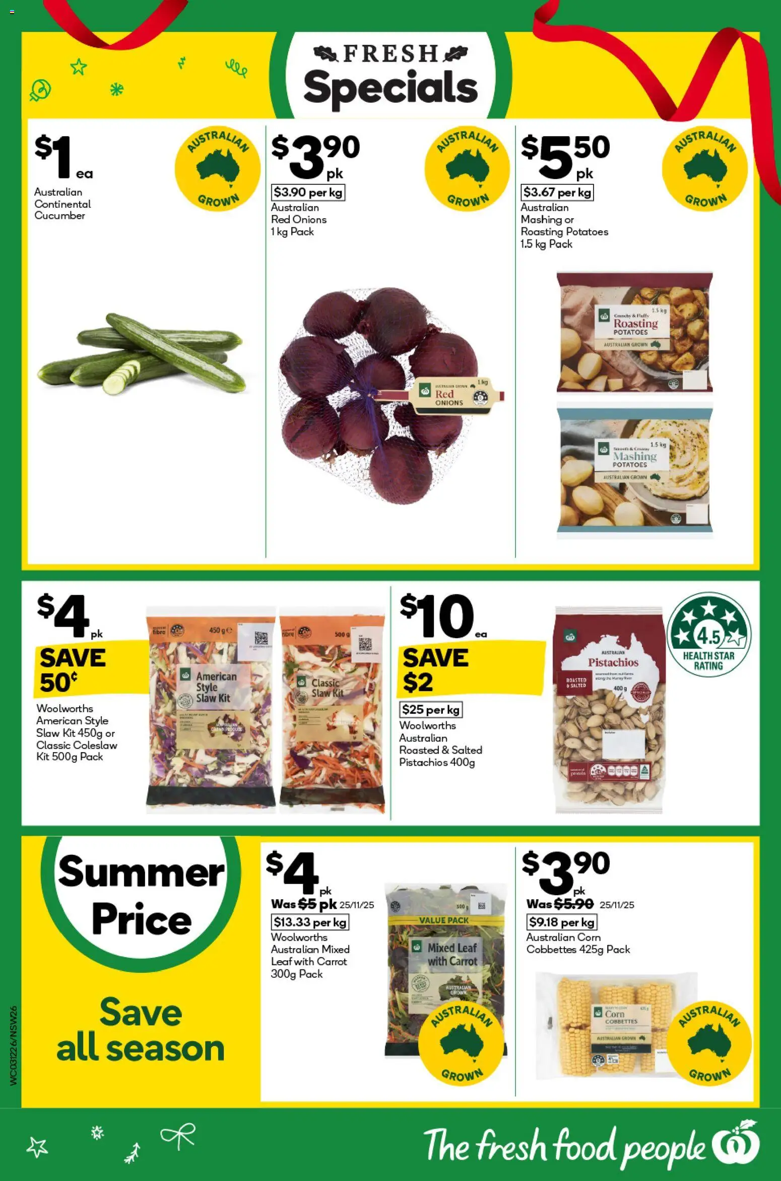 Weekly catalogue Woolworths 03/12 - page 26- valid from 03/12/2025