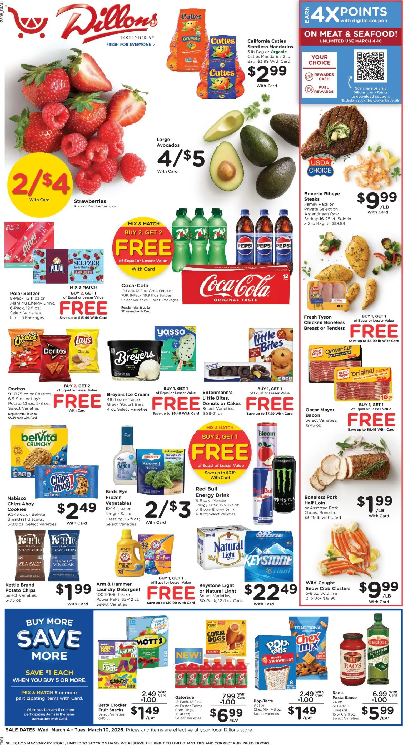 Dillons Weekly Ad - KS - page 1- valid from 03/04/2026