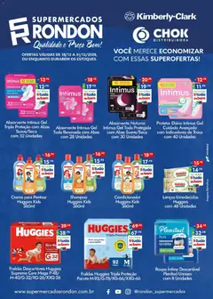 Pré-visualização Supermercados Rondon - Ofertas Kimberly-Clark válida a partir de 18/12/2025