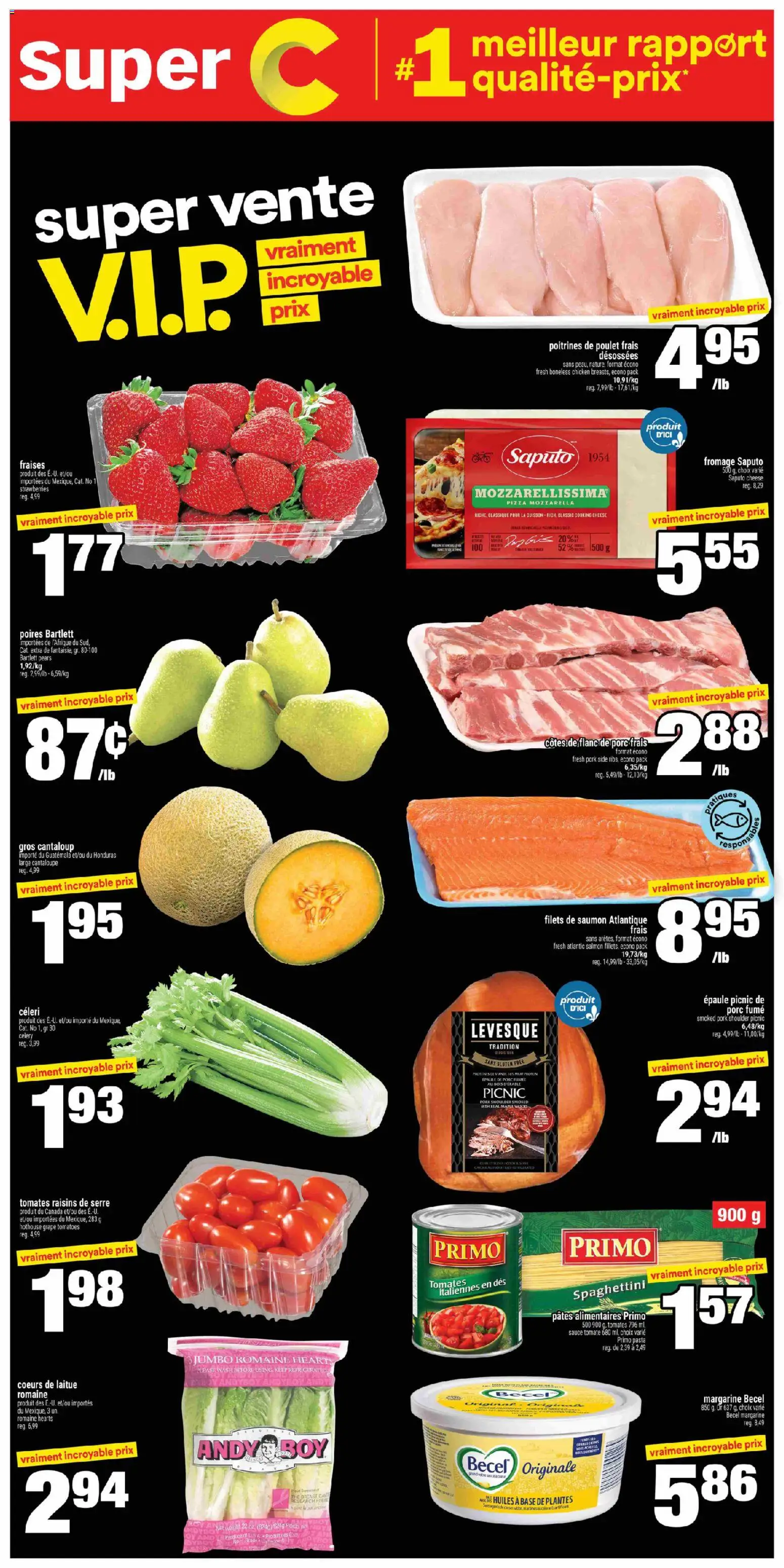 Super C weekly flyer / circulaire - page 1- valid from Mar 19, 2026