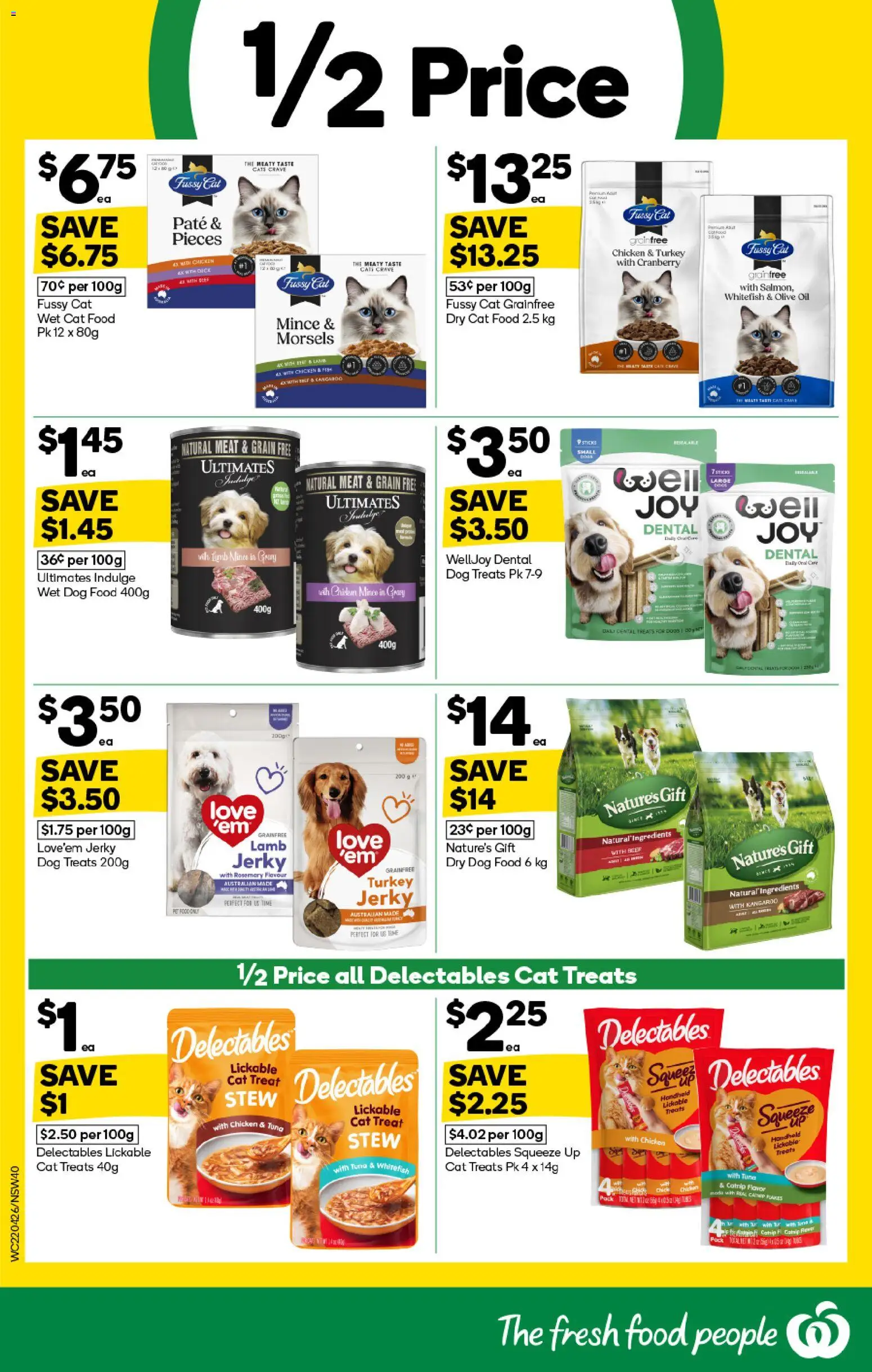 Woolworths catalogue  - page 40- valid from 22/04/2026