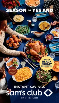 Preview Sam's Club Black Friday valid from 10/20/2025