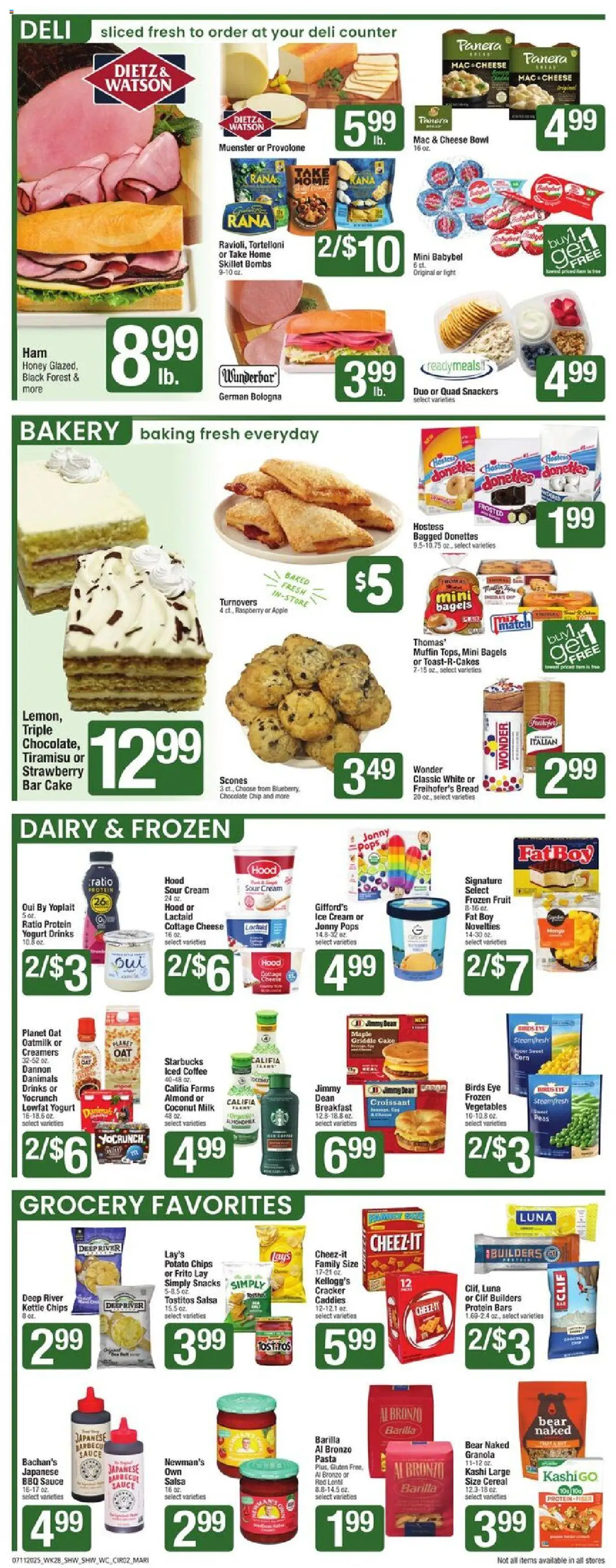 Shaw's Weekly Ad - page 2- valid from 07/11/2025