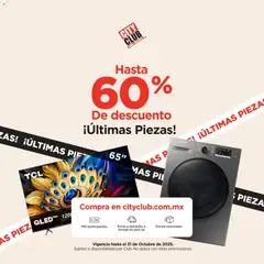 City Club catálogo Hasta 60% De descuento válido desde 25/10/2025