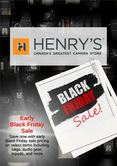 Preview Henry's - Black Friday  valid from Nov 6, 2025