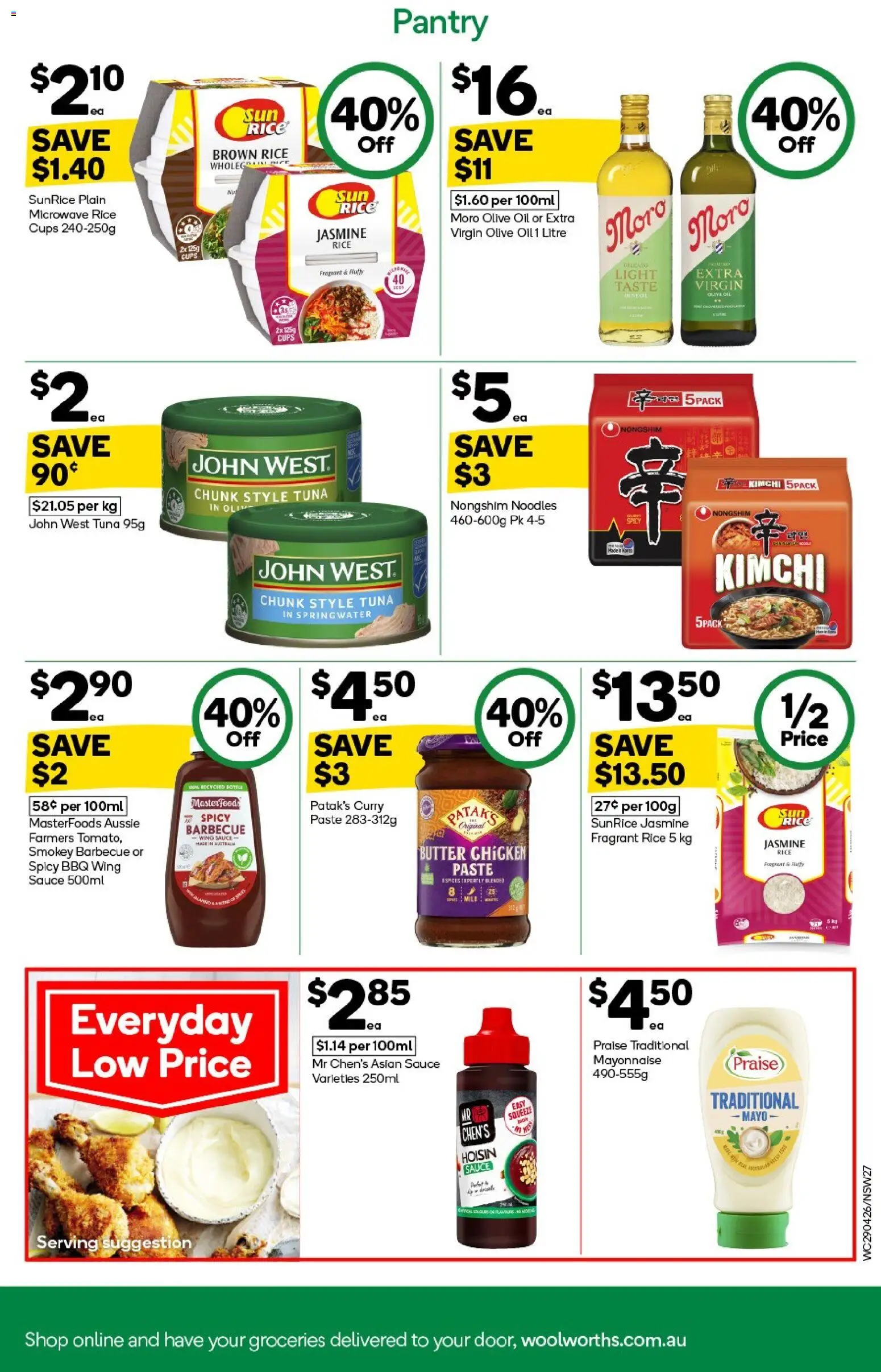 Woolworths catalogue  - page 27- valid from 29/04/2026