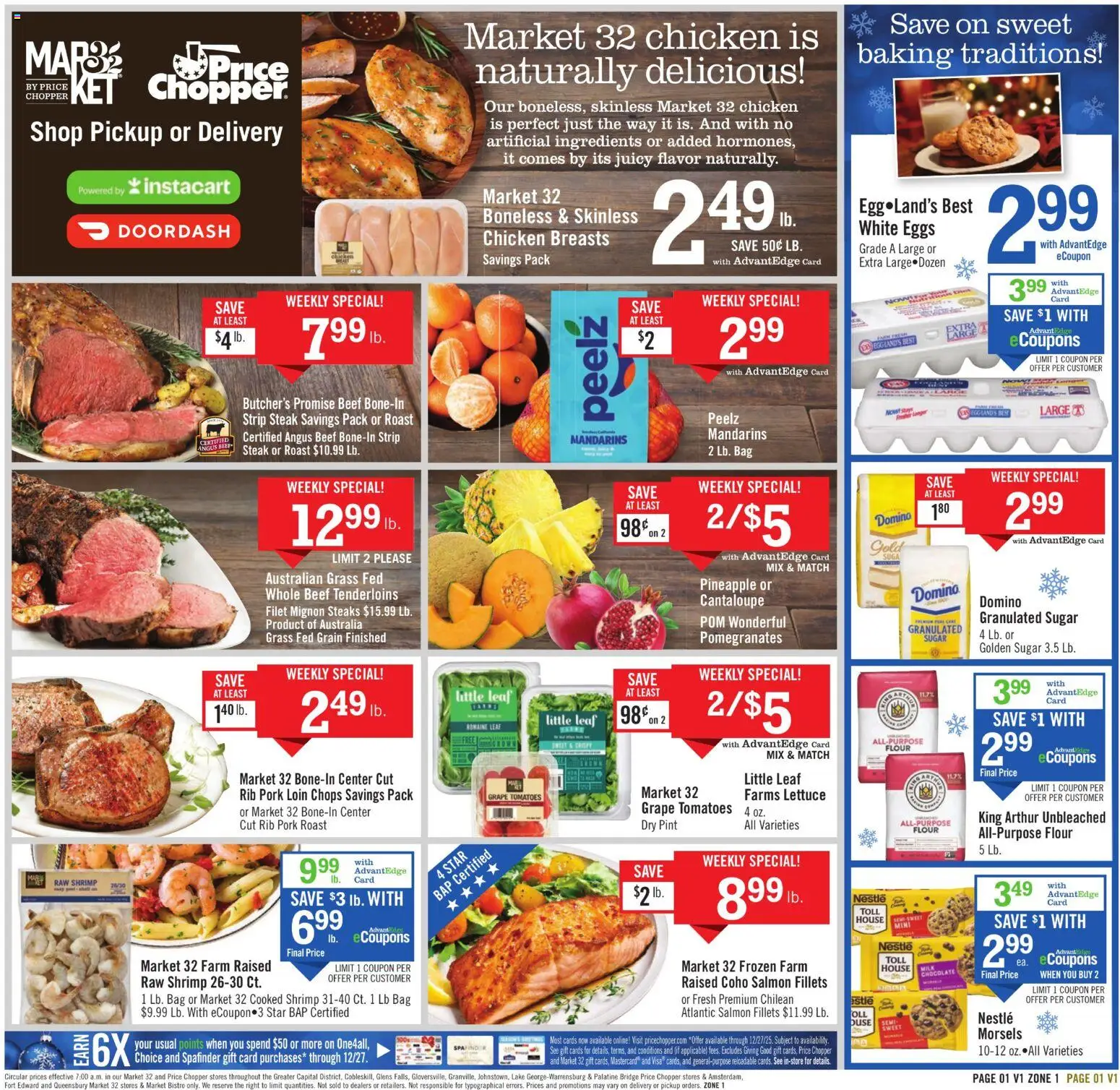 Price Chopper Weekly Ad - page 1- valid from 12/06/2025