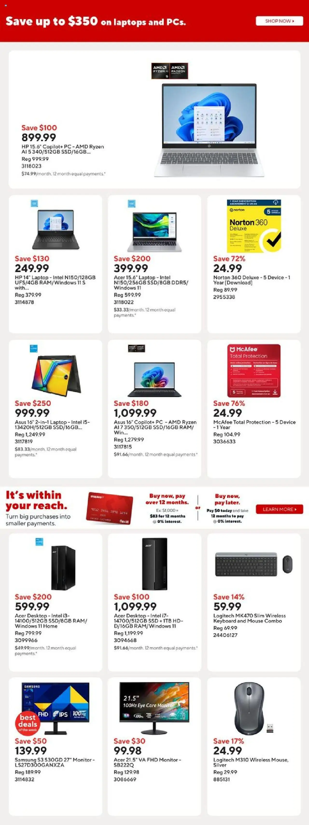 Staples weekly flyer / circulaire - page 7- valid from Jul 18, 2025
