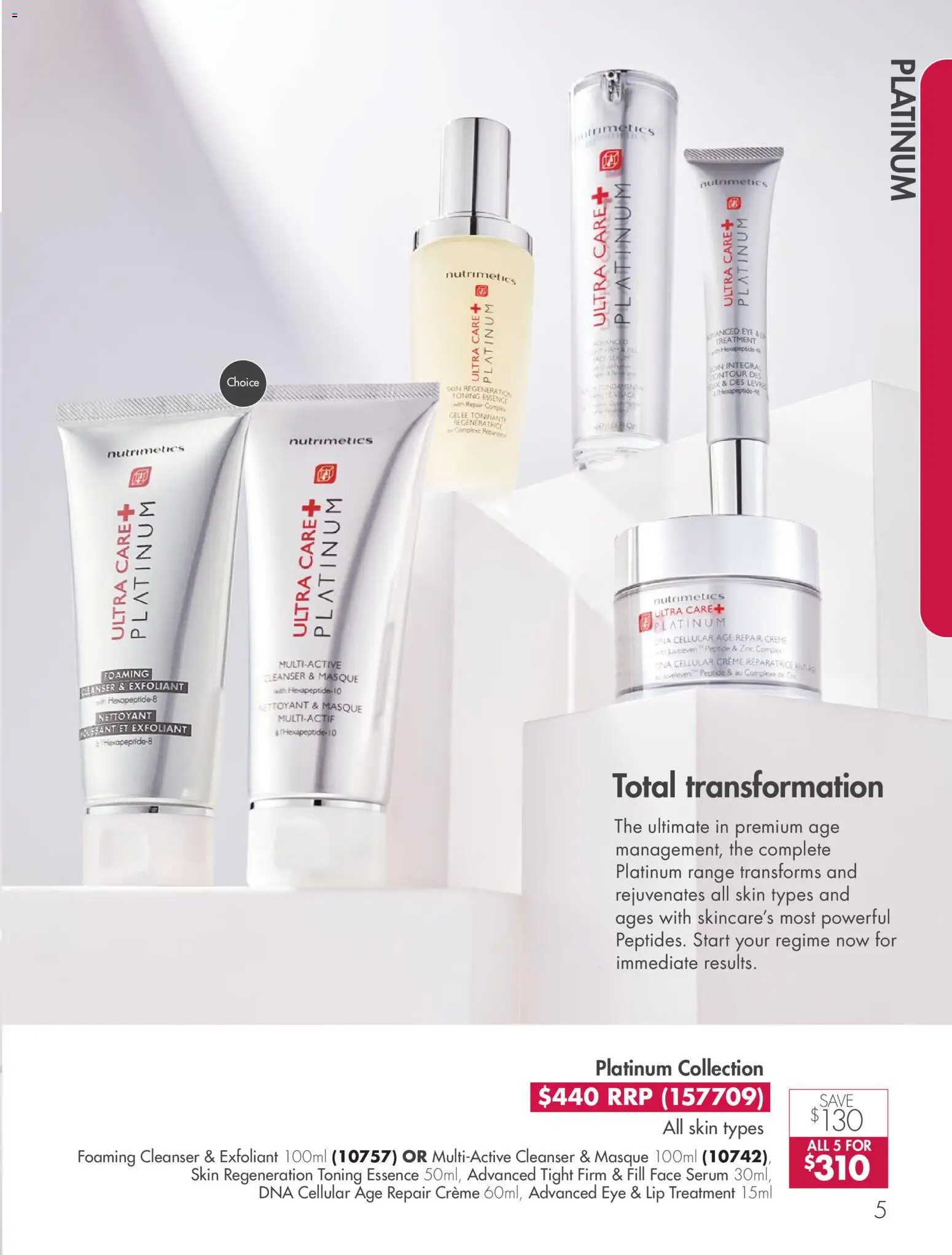 Nutrimetics Catalogue New products, sets and savings - page 5- valid from 01/01/2026