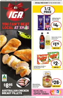 IGA catalogue preview - valid from 12/11/2025